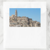 Stad Sassi di Matera in Italië Rechthoekige Sticker (Tas)