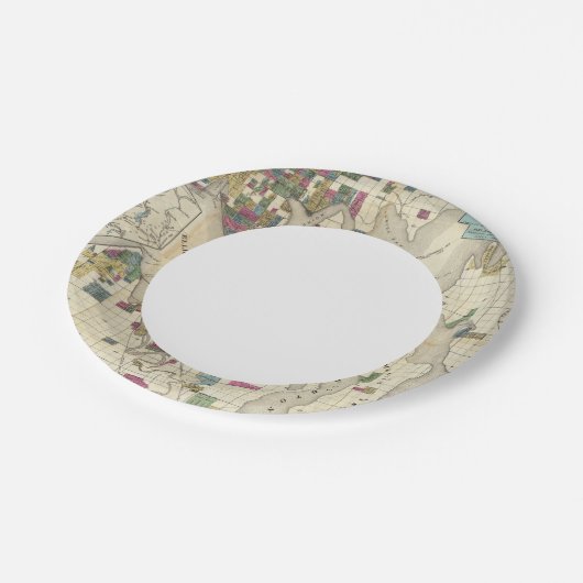 Stad Seattle en Environs Papieren Bordje (Gekanteld)