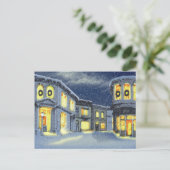 Stad Sidewalks Briefkaart (Staand voorkant)