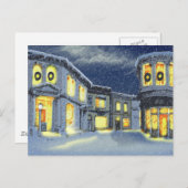 Stad Sidewalks Briefkaart (Voorkant / Achterkant)