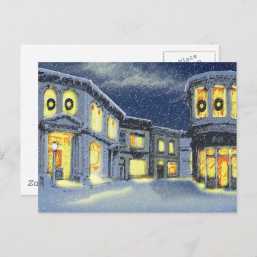 Stad Sidewalks Briefkaart (Voorkant / Achterkant)