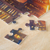 Stad Skyline Art 3 Fotopuzzels Skyline Internet Legpuzzel (Zijkant)