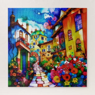 Stad Straat Puzzel