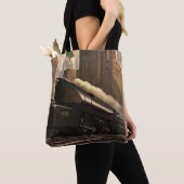 stad, T1 duplextrein op het spoor Draagtas (Dichtbij)