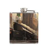 stad, T1 duplextrein op het spoor Heupfles (Achterkant)