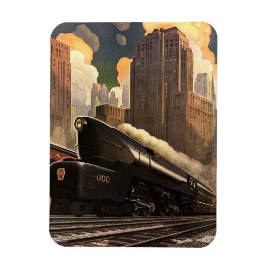  stad, T1 duplextrein op het spoor Magneet (Verticaal)