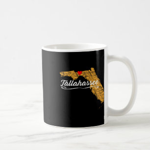 Stad Tallahee Florida Vakantie Souvenir Grafisch Koffiemok
