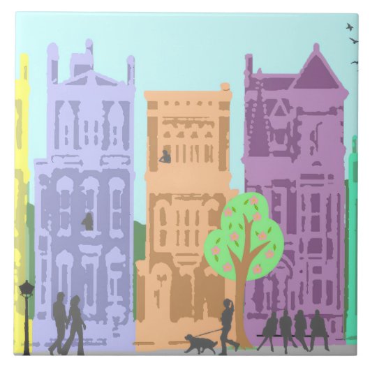 Stad Tegeltje (Voorkant)