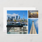 Stad Toronto Briefkaart (Voorkant / Achterkant)