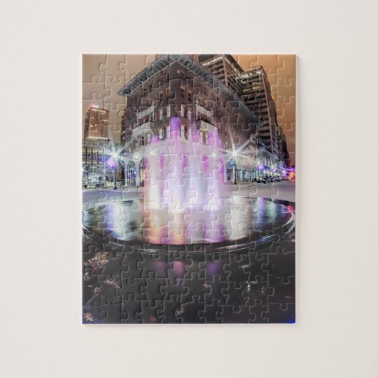 Stad Tulsa Oklahoma Legpuzzel (Verticaal)