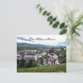 stad vaduz briefkaart (Staand voorkant)