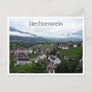 stad vaduz briefkaart