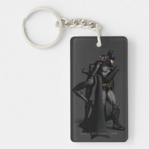 Stad van Batman Arkham Batman en Catwoman Sleutelhanger