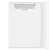 Stad van David Geboorte van Jesus Christmas Kaart (Binnen (Links))