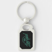 Stad van de coördinaten van Liverpool Keyring Sleutelhanger (Voorkant)