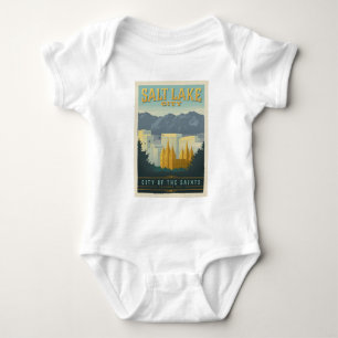 Stad van de heiligen Salt Lake City, Utah Romper