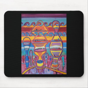 Stad Van De Toekomst Sticker  Muismat