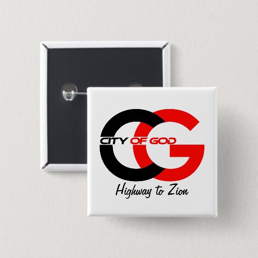 Stad van God Logo Button (Voorkant /achterkant)