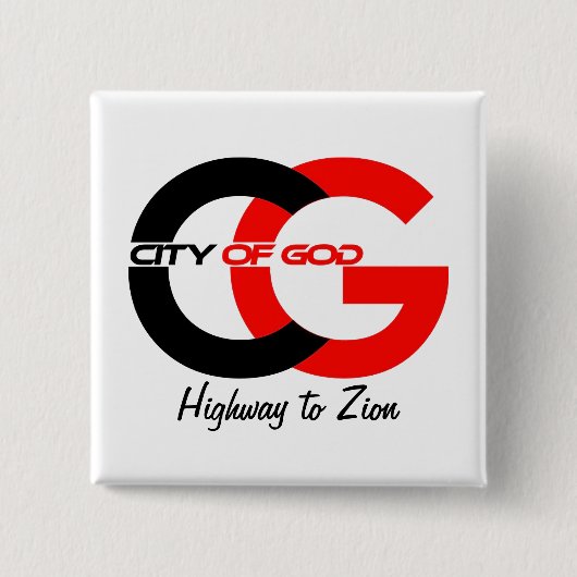 Stad van God Logo Button (Voorkant)