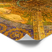 Stad van God Neo Byzantine mozaïekkathedraal plafo Poster (Hoek)