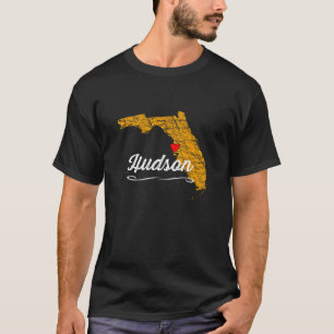 Stad van HUDSON FLORIDA - FL Merch Souvenir - Grap T-shirt