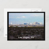 Stad van Las Vegas Briefkaart (Voorkant / Achterkant)