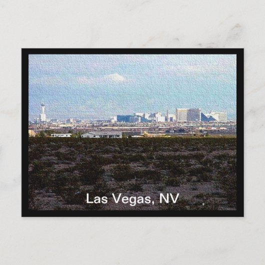 Stad van Las Vegas Briefkaart (Voorkant)