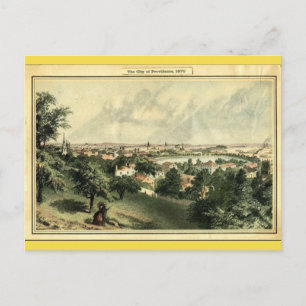 Stad van Levering in 1872 Briefkaart