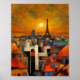 Stad van Liefde Print, Waarde Poster Papier (Matte