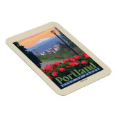 Stad van Roos | Portland, Oregon Magneet (Rechterzijde)