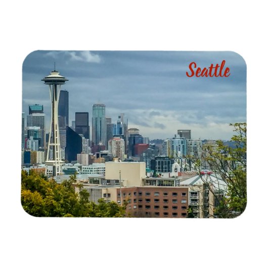 Stad van Seattle Magnet Magneet (Horizontaal)