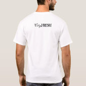 stad vers t-shirt (Achterkant)