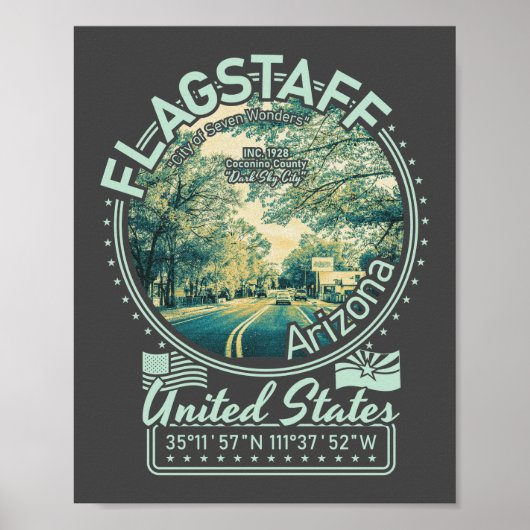 STAD VLAGPERSONEEL - STAAT ARIZONA POSTER (Voorkant)