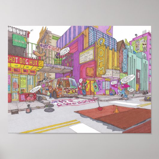 Stad Voltz 2025 tekening nummer 1: De Ohm Poster (Voorkant)