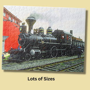 Stad Winnipeg Steam Train Engine Legpuzzel