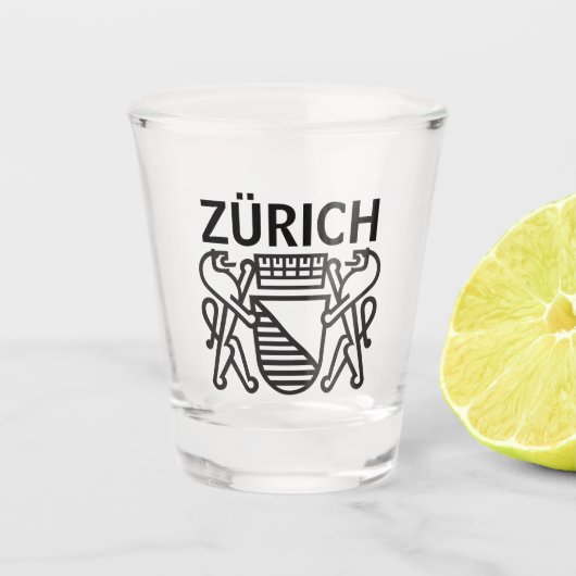 Stad Zürich, ZWITSERLAND Shot Glas (Voorkant)