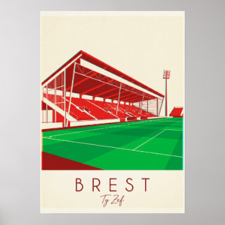 Stade Brestois 29 - Ty-Zef, Bretonse trots Poster