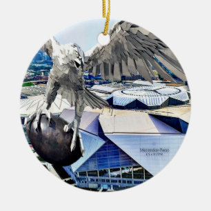 Stade de Mercedes, Atlanta, ornement de Noël