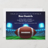 Stade Lights Football Invitations d'anniversaire (Devant)