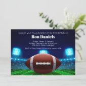 Stade Lights Football Invitations d'anniversaire (Debout devant)