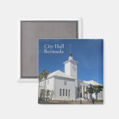 Stadhuis Bermuda Magneet (Voorkant / Achterkant)