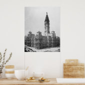 Stadhuis in Philadelphia Poster (Keuken)