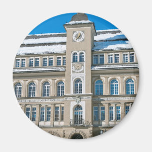 Stadhuis in St Moritz, Zwitserland Magneet