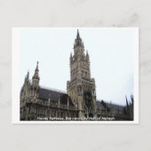 Stadhuis München Briefkaart (Voorkant)
