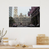 Stadhuis Philadelphia Foto Poster (Keuken)