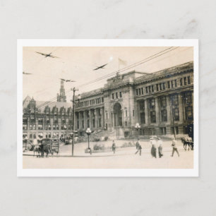 Stadhuis, St. Louis, Missouri 1910 Vintage Briefkaart