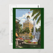 Stadhuis, Tampa, Vintage van Florida Briefkaart (Voorkant / Achterkant)