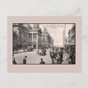 stadhuis van 1900 Melbourne Briefkaart