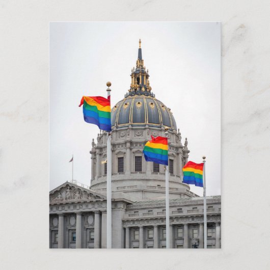 Stadhuis van San Francisco Briefkaart (Voorkant)