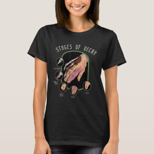 Stadia van verval Forensische Wetenschap Begrafeni T-shirt